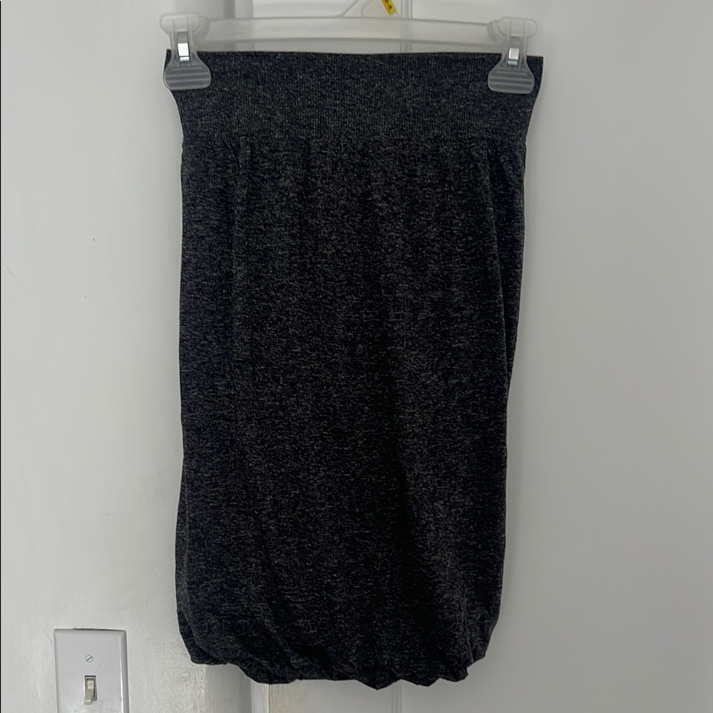 Lululemon Athletica Gray Bubble Midi Skirt